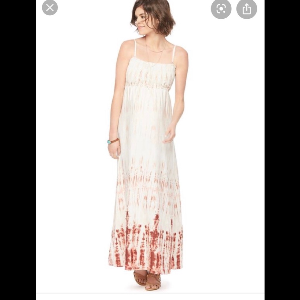 Motherhood maternity smocked maxi dress EEUC